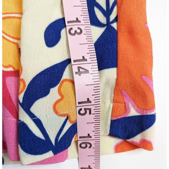 Plenty by Tracy Reese Anthropologie Shorts Romper Womens Small Floral - Picture 11 of 16